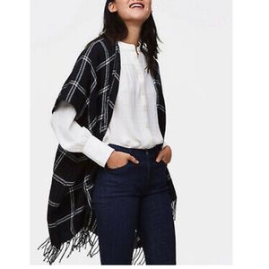 Ann Taylor Loft Poncho